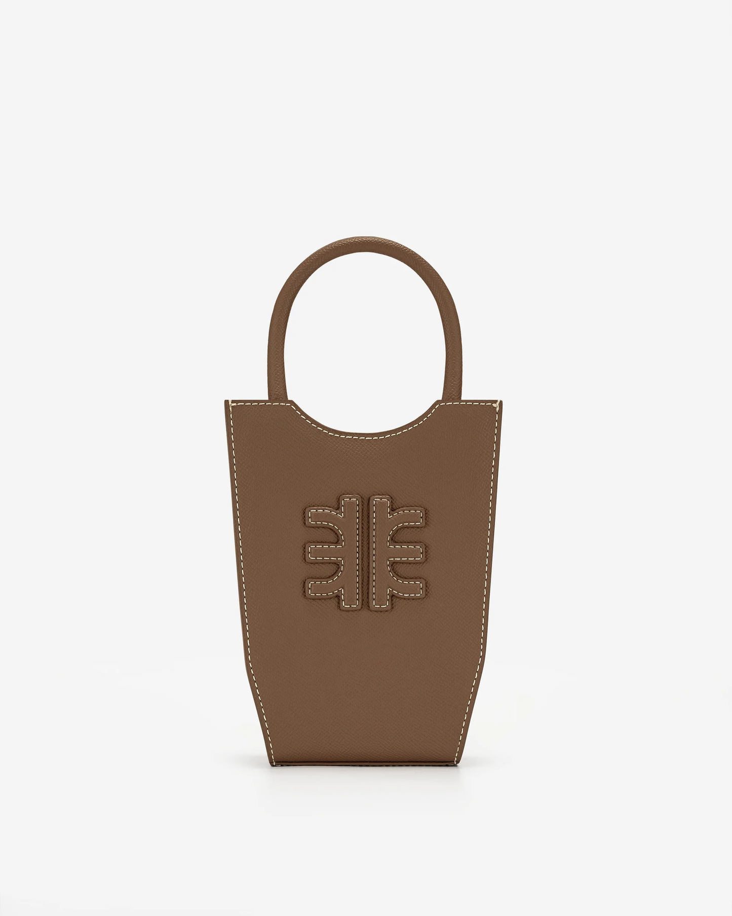 BOXED JW PEI FEI GRAINED PHONE BAG - BROWN