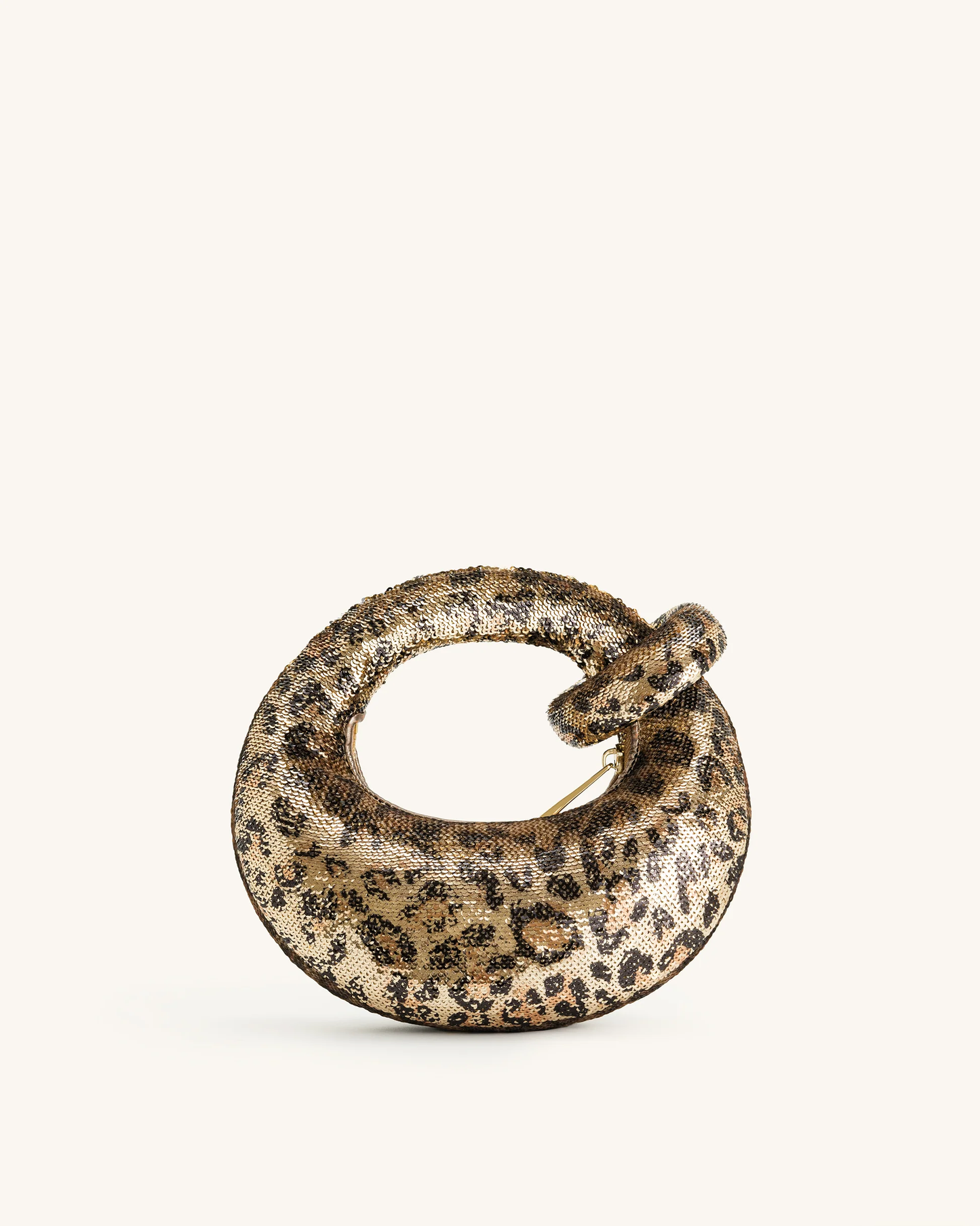 BOXED JW PEI Abacus top handle bag-Leopard Sequin