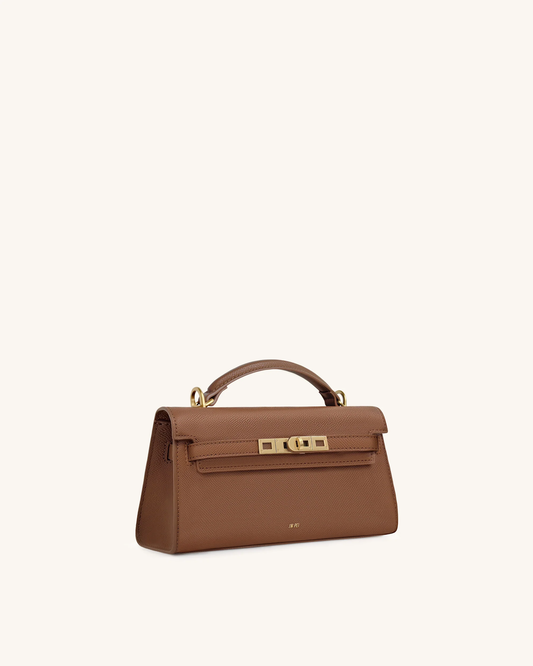BOXED JWPEI Noor Top Handle Bag - Brown