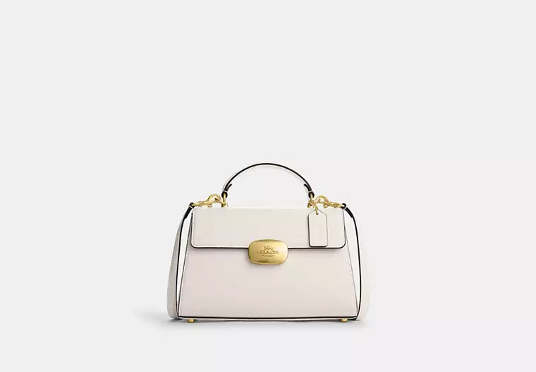 Coach Eliza Top Handle Bag-Midi Chalk