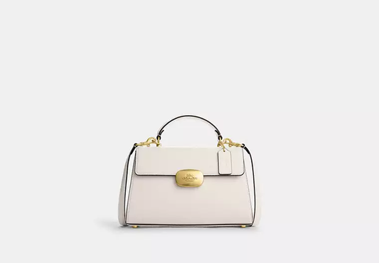 Coach Eliza Top Handle Bag-Midi Chalk