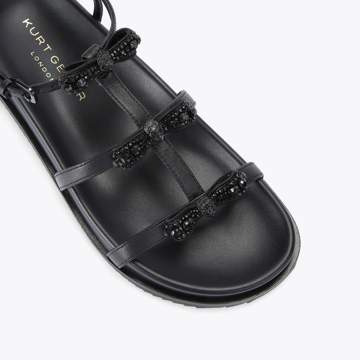 KG Pierra Micro Bow Gladiator Sandal-Black
