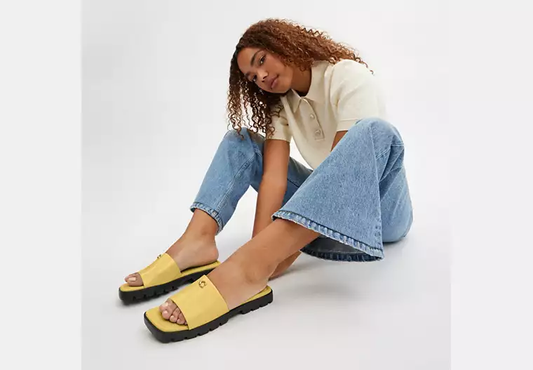 Florence Slippers- Yellow