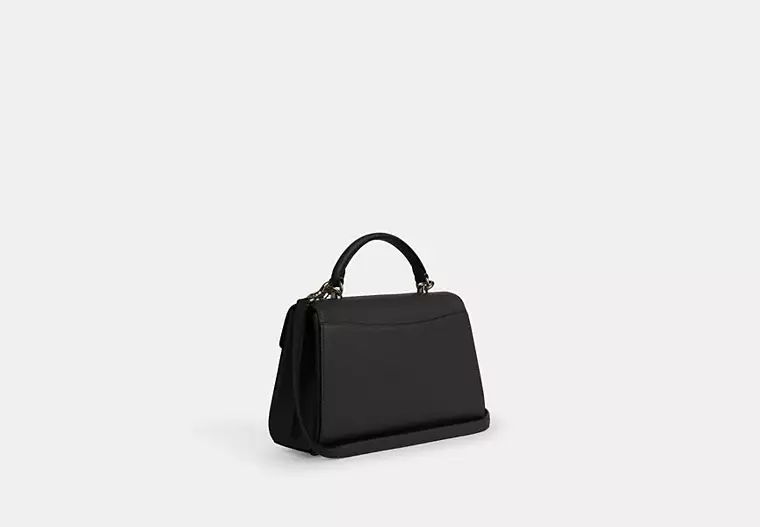 Coach Eliza Top Handle Bag-Midi Black