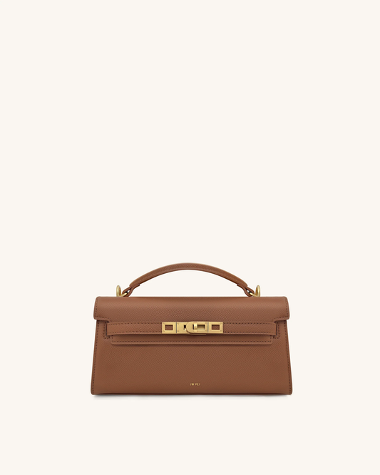 BOXED JWPEI Noor Top Handle Bag - Brown