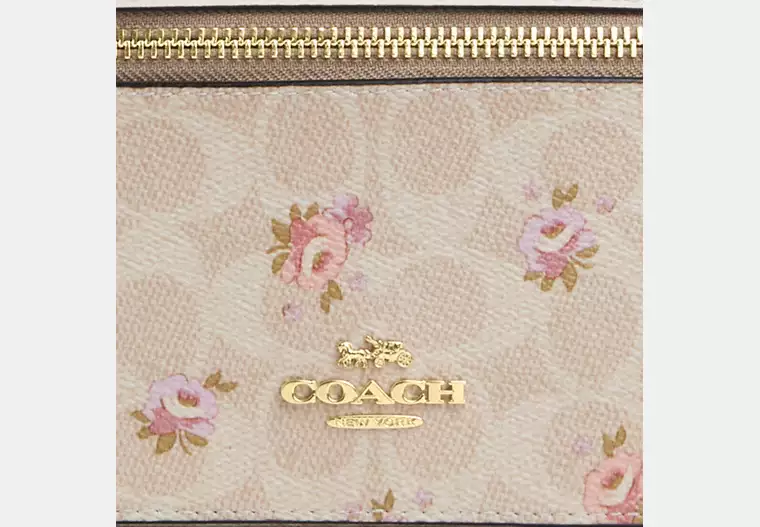 Cosmetic case vanity in signature floral print
