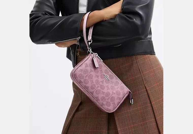 Boxed Coach Nolita 19 And Nolita Bag Charm Set-Pink