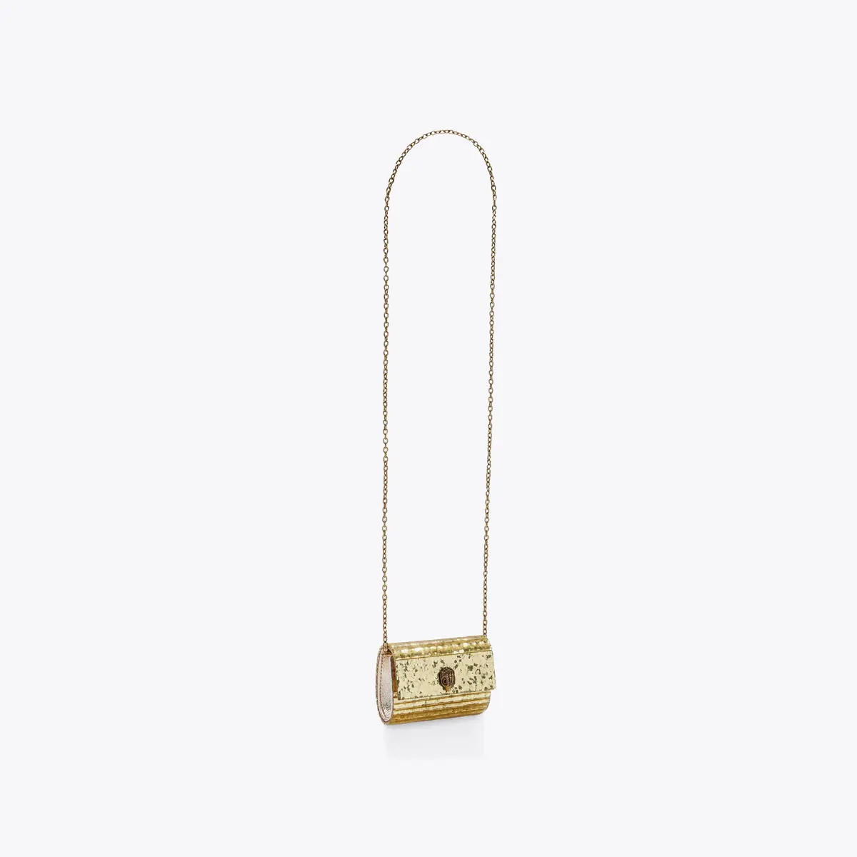 Kurt Geiger Micro party eagle clutch-Gold