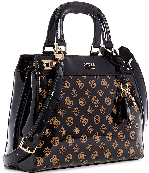 Guess Katey Luxury Midi Satchel bag-Mocha - Premium  from House of Glitz  - Just $75000.00! Shop now at House of Glitz 