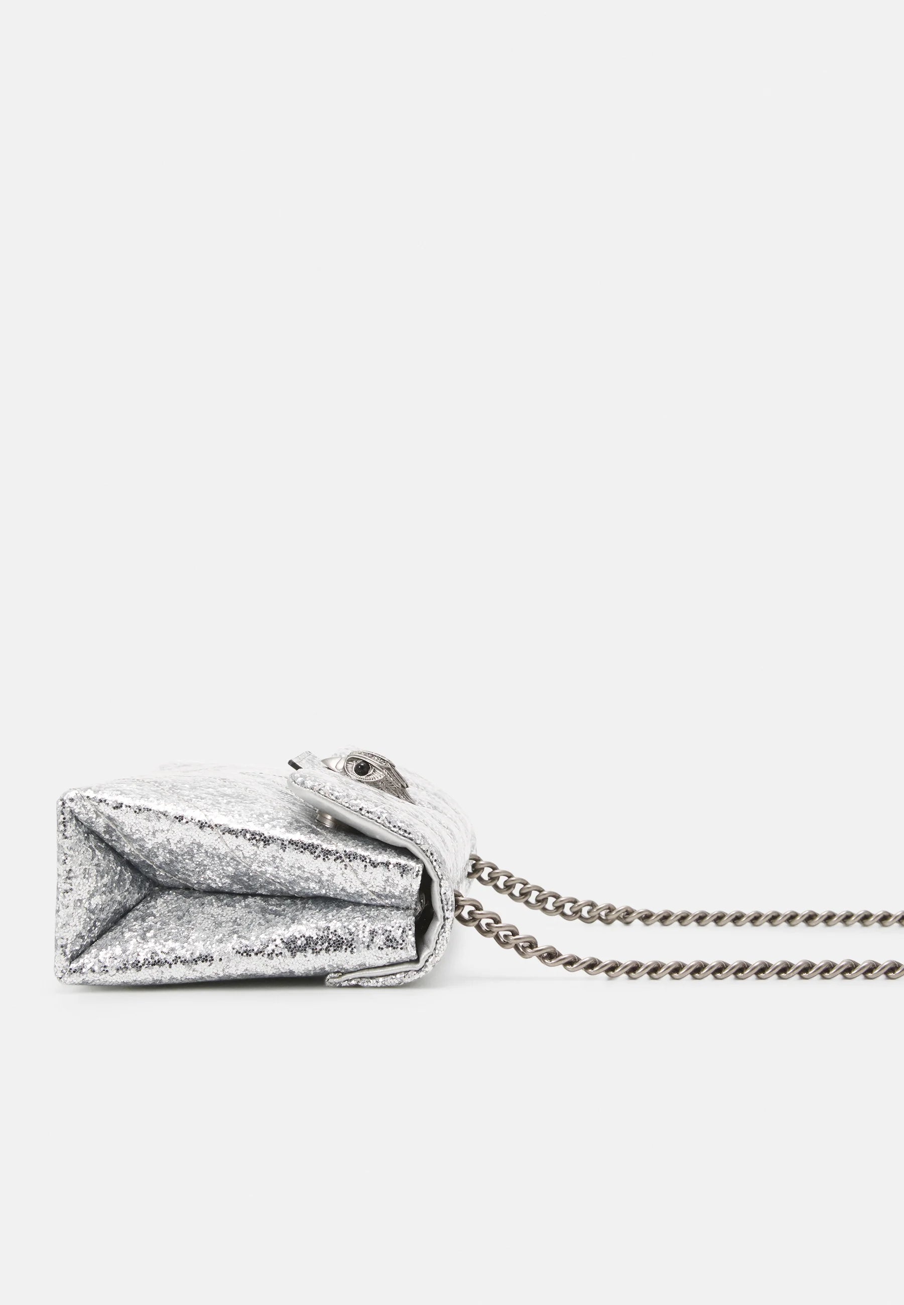 Kurt Geiger Medium Glitter Kensington crossbody bag-Silver - Premium  from House of Glitz  - Just $105000.00! Shop now at House of Glitz 