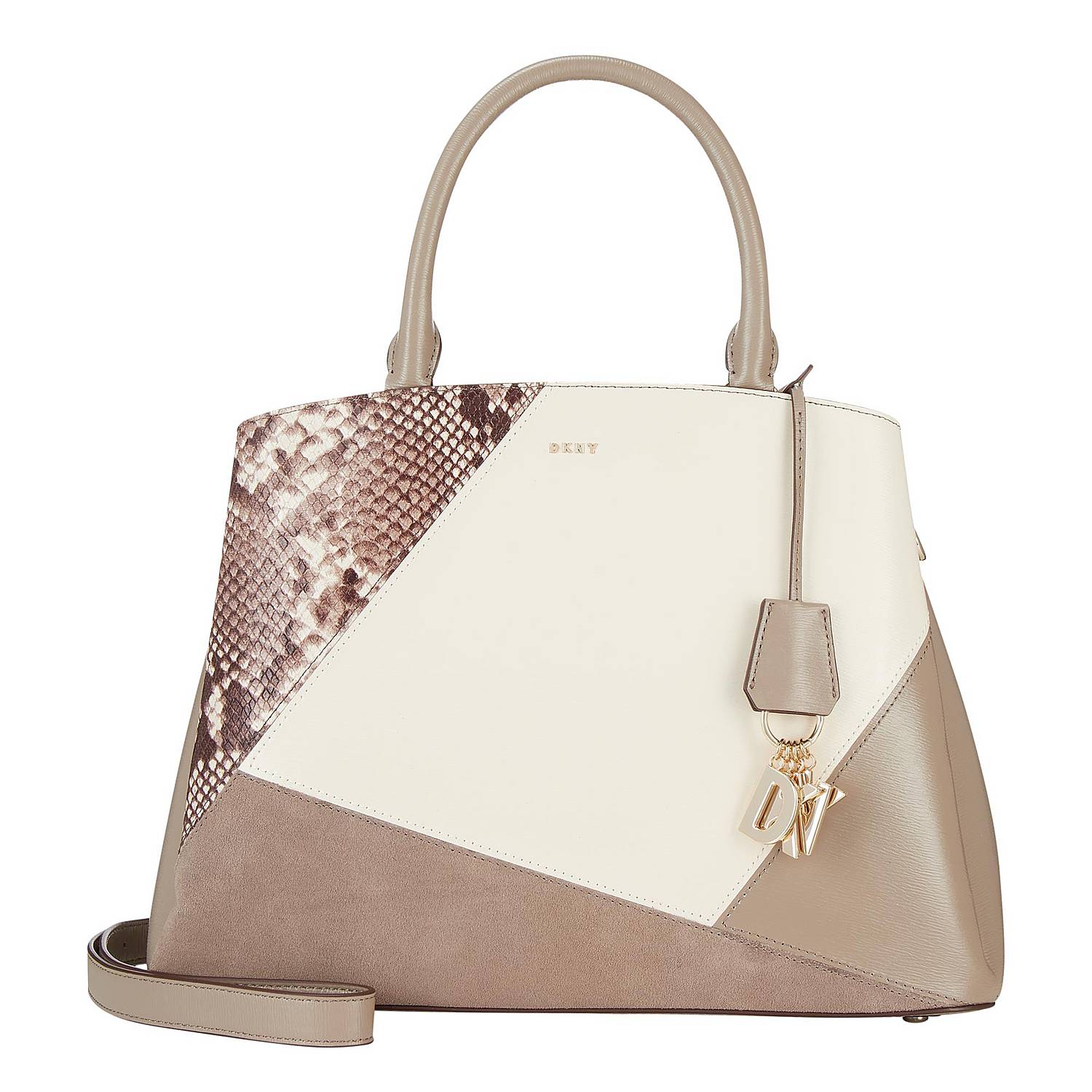 DKNY Large Paige Satchel bag-Nude combo - Premium  from House of Glitz  - Just $85000.00! Shop now at House of Glitz 