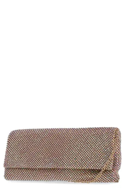 Jessica Mcclintock Helena Beaded Clutch-Rose - Premium  from House of Glitz  - Just $30000.00! Shop now at House of Glitz 