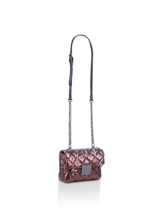 Carvela Mini soft Bailey sequin Crossbody bag-Bronze - Premium  from House of Glitz  - Just $35000.00! Shop now at House of Glitz 