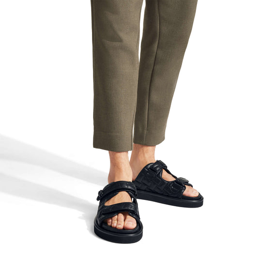 Kurt Geiger Orson Male Slide-Black - Premium  from House of Glitz  - Just $65000.00! Shop now at House of Glitz 