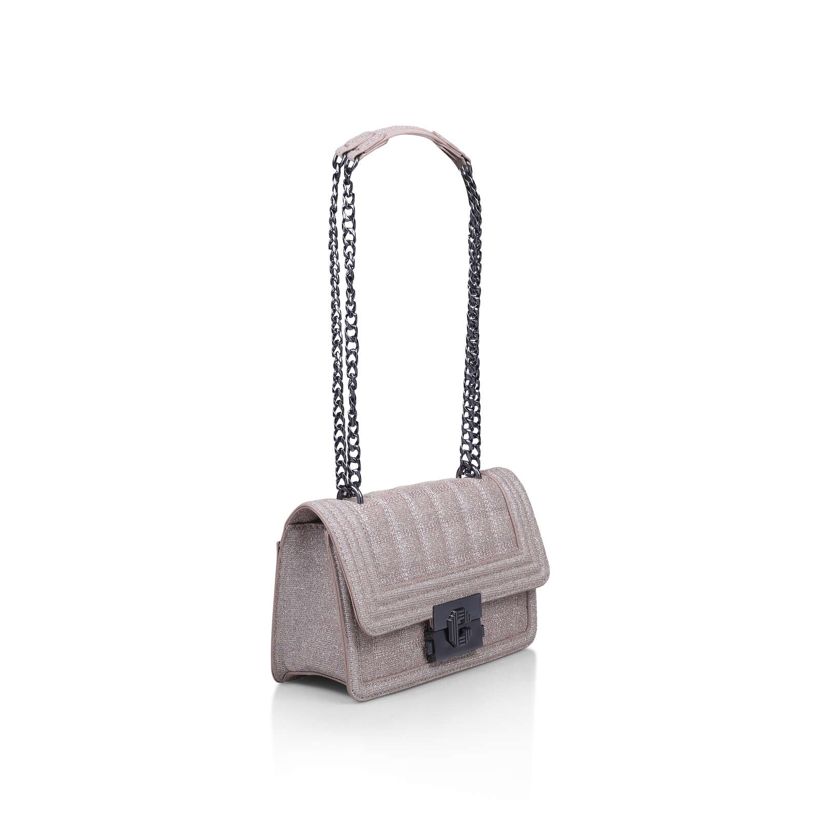 Carvela Muse midi crossbody bag-Bronze Fabric - Premium  from House of Glitz  - Just $45000.00! Shop now at House of Glitz 