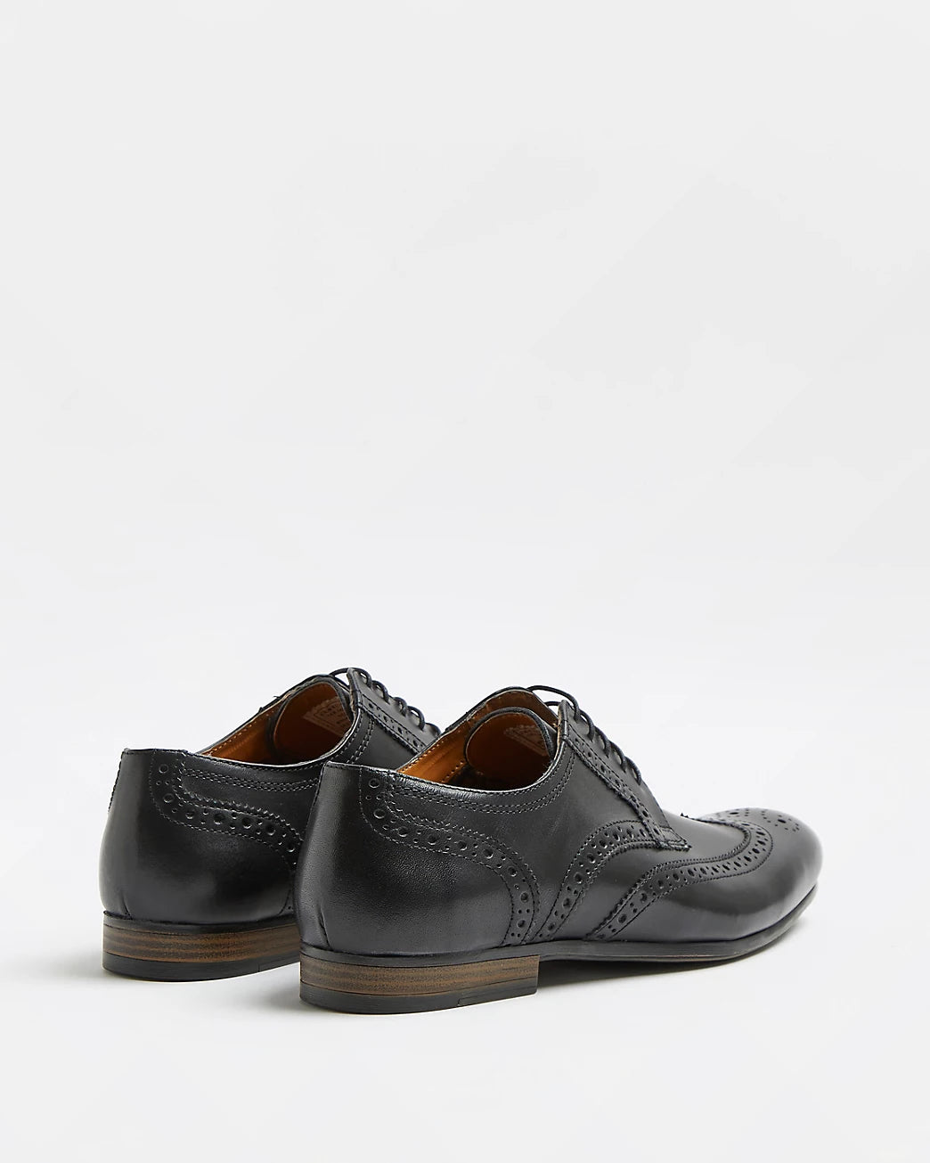 River Island Male Leather Lace up Brogue Shoes - Premium  from House of Glitz  - Just $35000.00! Shop now at House of Glitz 