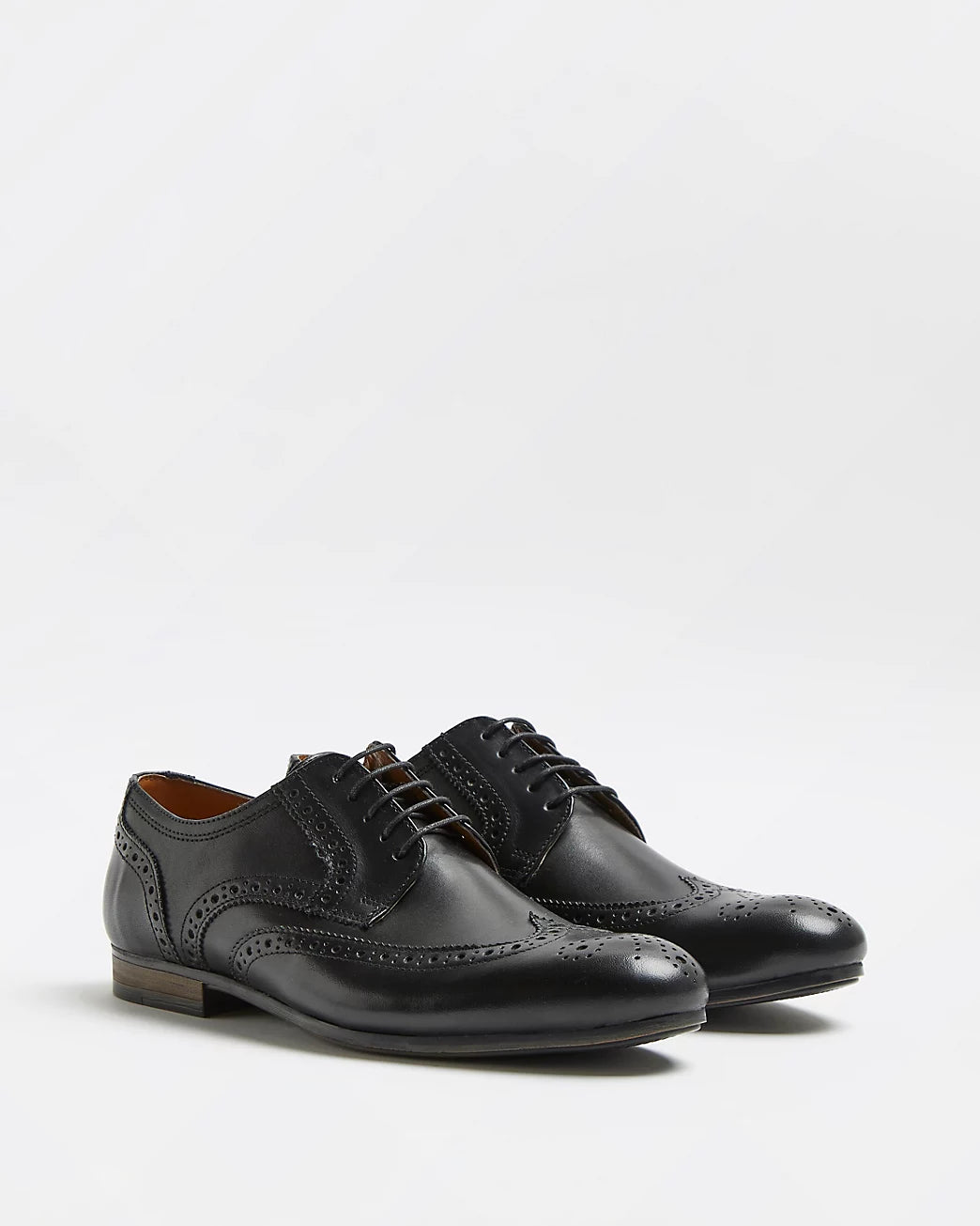 River Island Male Leather Lace up Brogue Shoes - Premium  from House of Glitz  - Just $35000.00! Shop now at House of Glitz 