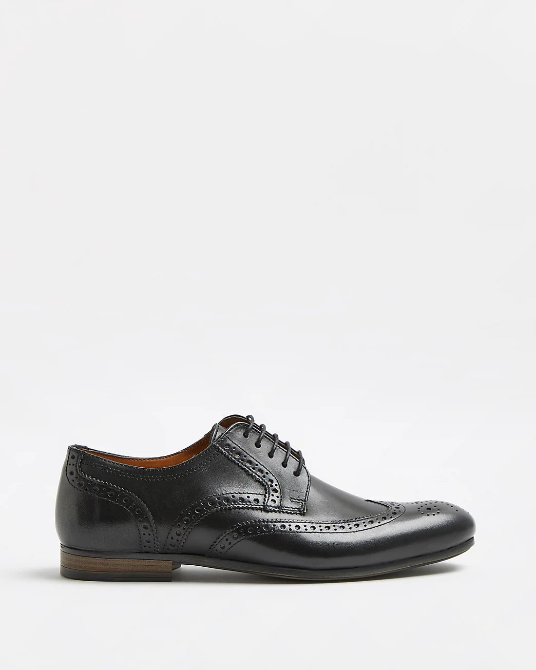 River Island Male Leather Lace up Brogue Shoes - Premium  from House of Glitz  - Just $35000.00! Shop now at House of Glitz 