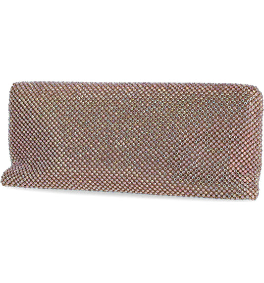 Jessica Mcclintock Helena Beaded Clutch-Rose - Premium  from House of Glitz  - Just $30000.00! Shop now at House of Glitz 