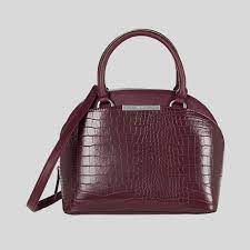 Nine West Morton Dome satchel bag-Burgundy - Premium  from House of Glitz  - Just $35000.00! Shop now at House of Glitz 