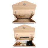 Dasein Bling Top Handle Clutch Bag-Champagne - Premium  from House of Glitz  - Just $35000.00! Shop now at House of Glitz 