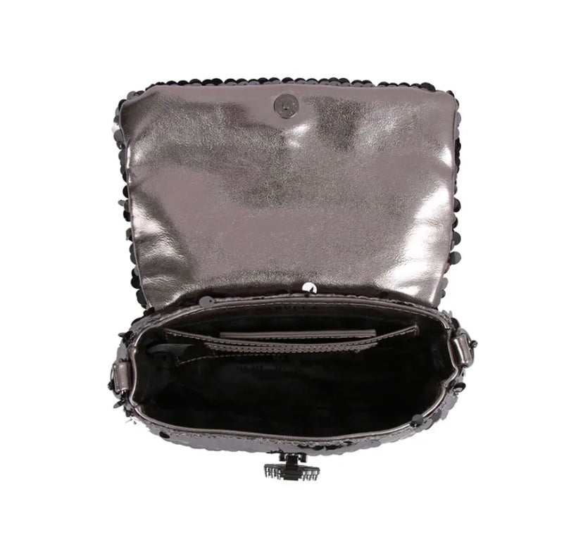 Carvela Softy Mini sequin bag -Gunmetal - Premium  from House of Glitz  - Just $50000.00! Shop now at House of Glitz 