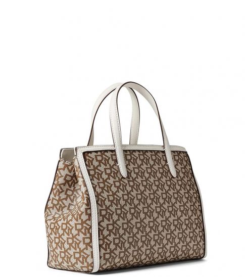 DKNY Banks Satchel bag -Chino/White - Premium  from House of Glitz  - Just $82500.00! Shop now at House of Glitz 