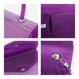 Purple Bling Top handle clutch bag - Premium  from House of Glitz  - Just $35000.00! Shop now at House of Glitz 