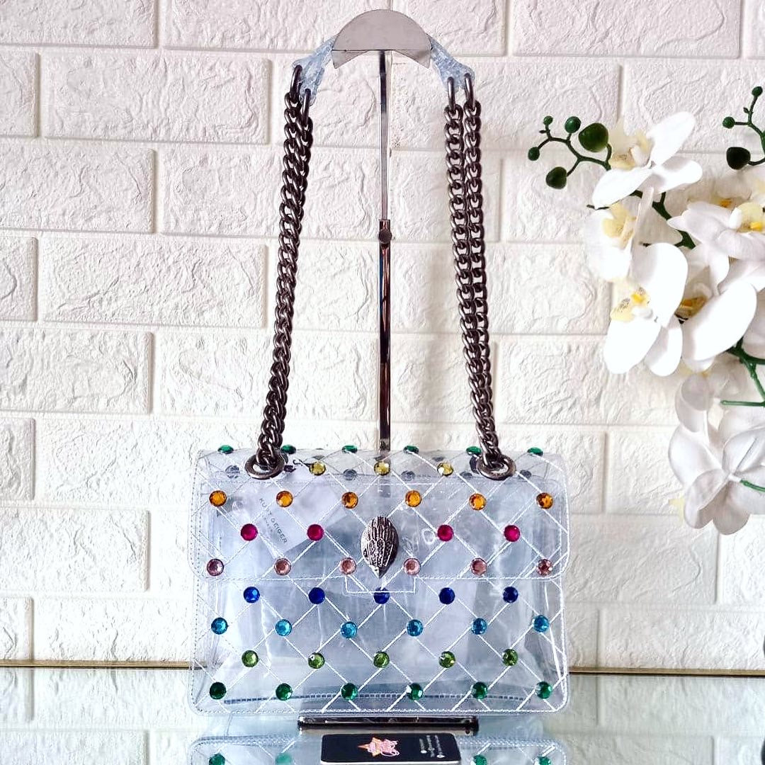 Kurt Geiger Midi Jelly Studded Kensington bag -Multi - Premium  from House of Glitz  - Just $105000.00! Shop now at House of Glitz 