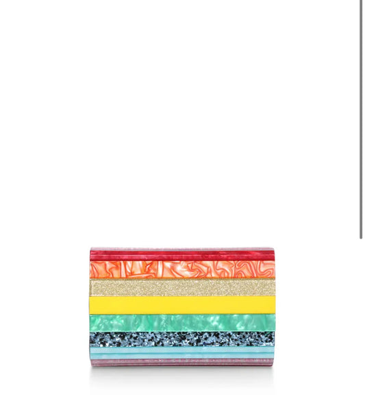Kurt Geiger Disco Envelope Clutch -Multi - Premium  from House of Glitz  - Just $75000.00! Shop now at House of Glitz 