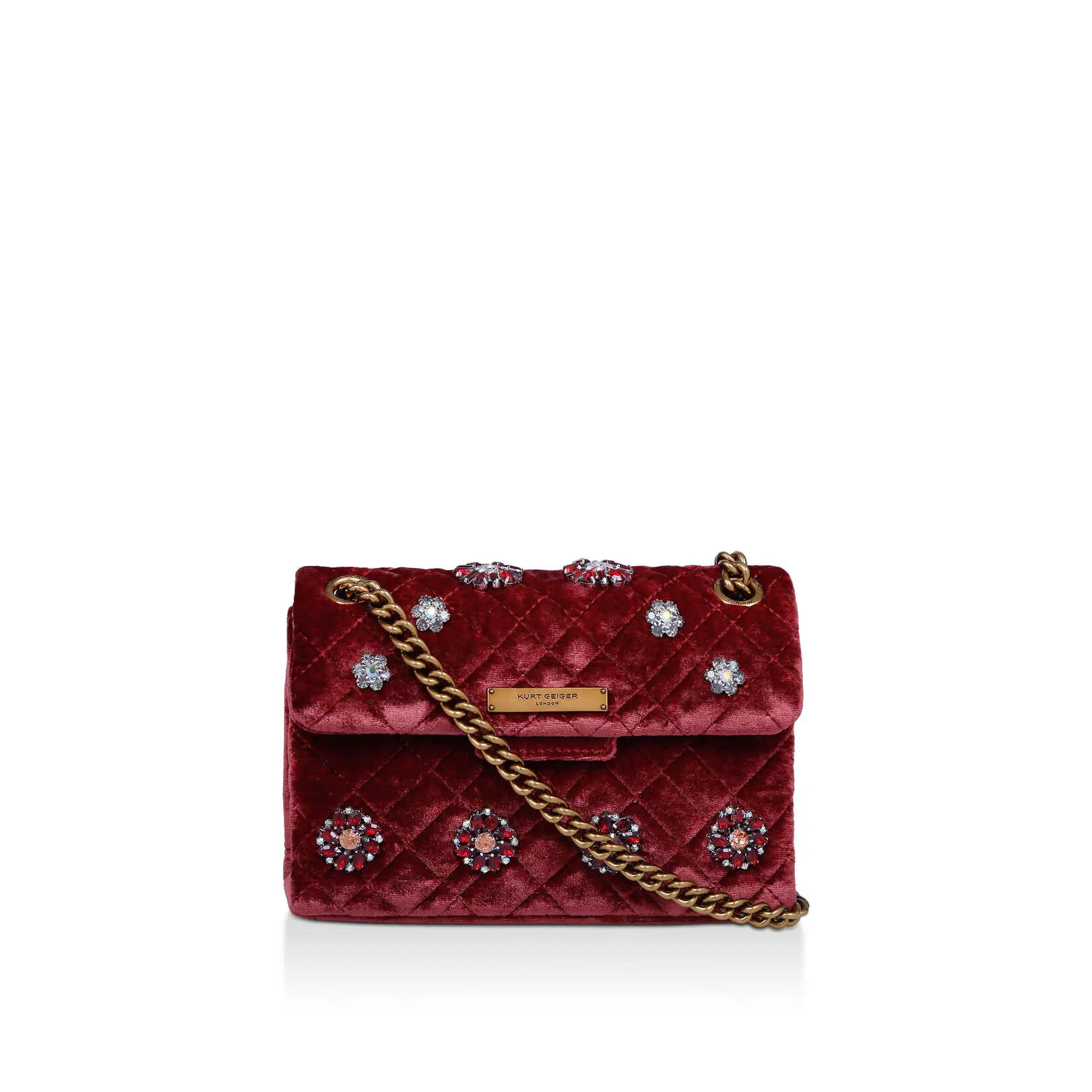 Kurt Geiger Mini Brixton Bag-Wine - Premium  from House of Glitz  - Just $85000.00! Shop now at House of Glitz 