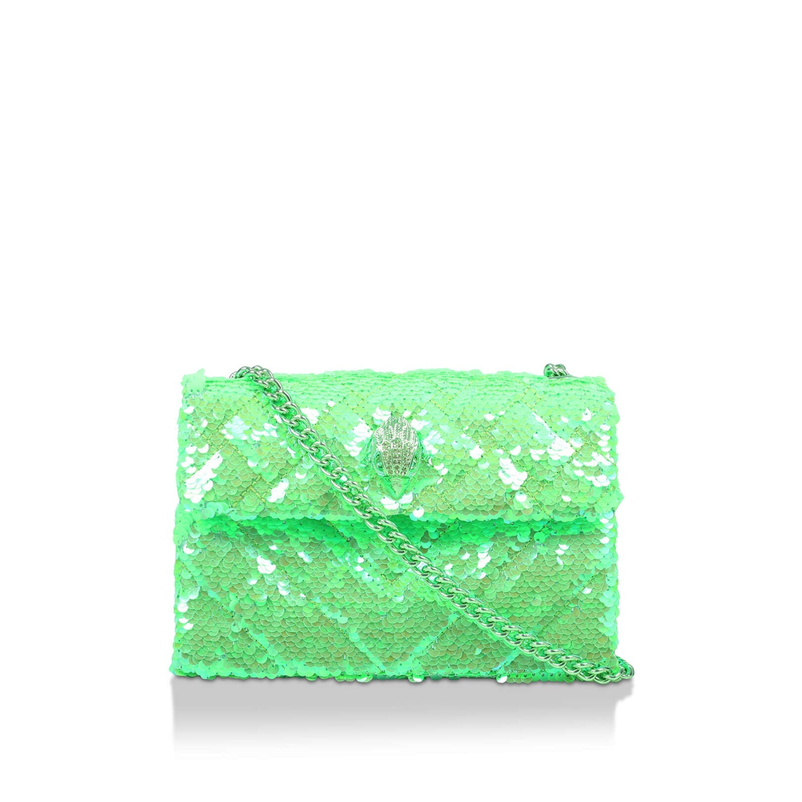 Kurt Geiger Medium Sequin Kensington Crossbody bag-Green - Premium  from House of Glitz - Just $105000.00! Shop now at House of Glitz 