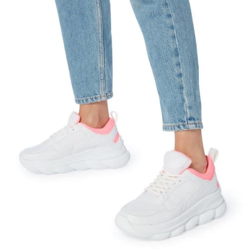 Dune Ellia - Pink Neon Pop Turbo Sneakers - Premium  from House of Glitz  - Just $19850.00! Shop now at House of Glitz 