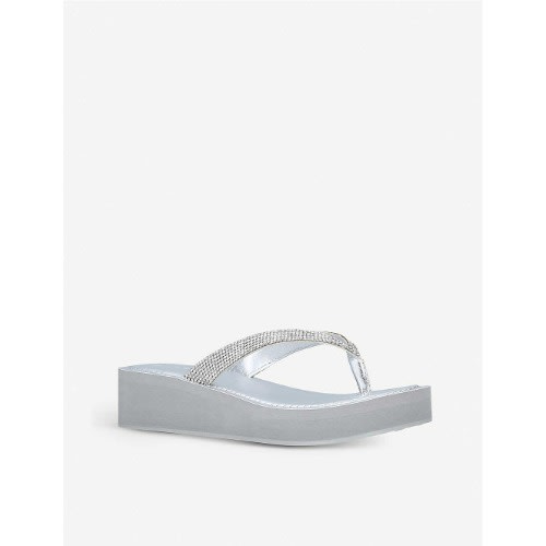 Aldo Yberani Embellished Rubber Wedge Flip-flops - Premium  from House of Glitz  - Just $17850.00! Shop now at House of Glitz 