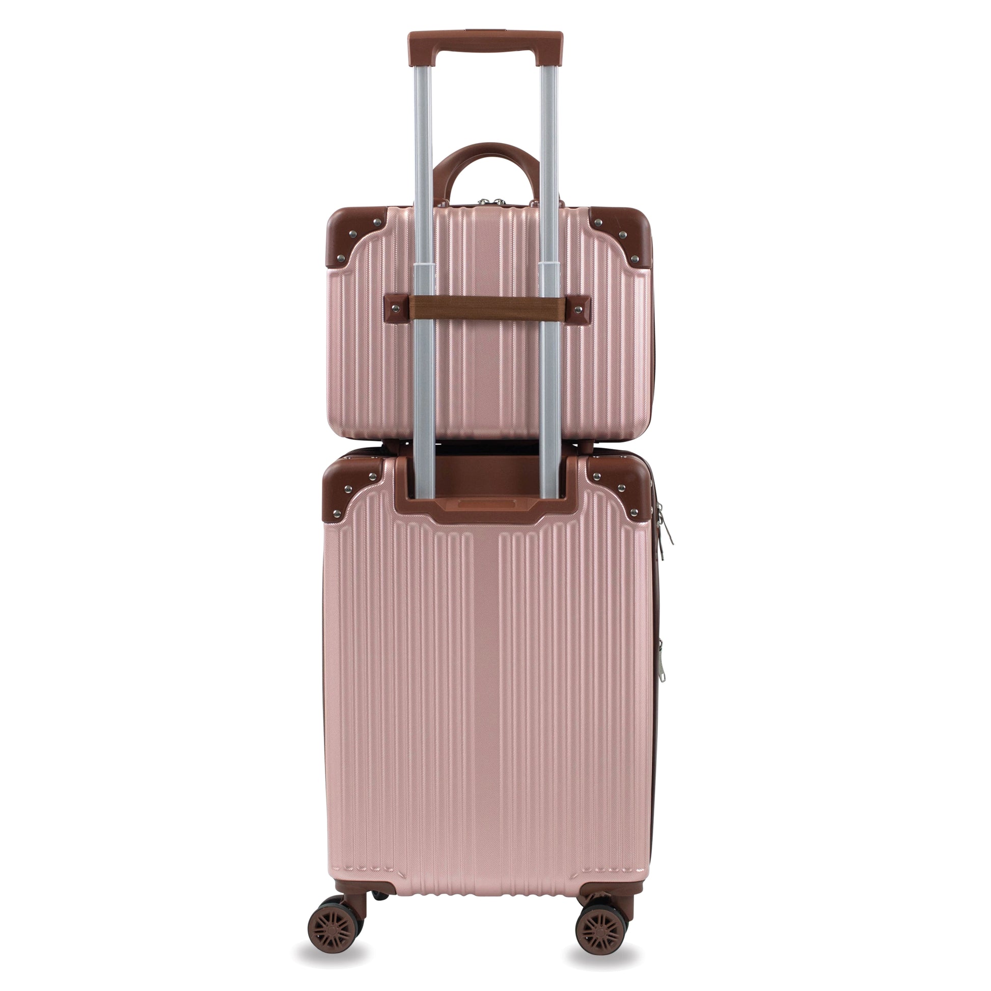 Puíche Trésor Carry-on Vanity Trunk Luggage, Set of 2 -Rose - Premium  from House of Glitz  - Just $165000.00! Shop now at House of Glitz 