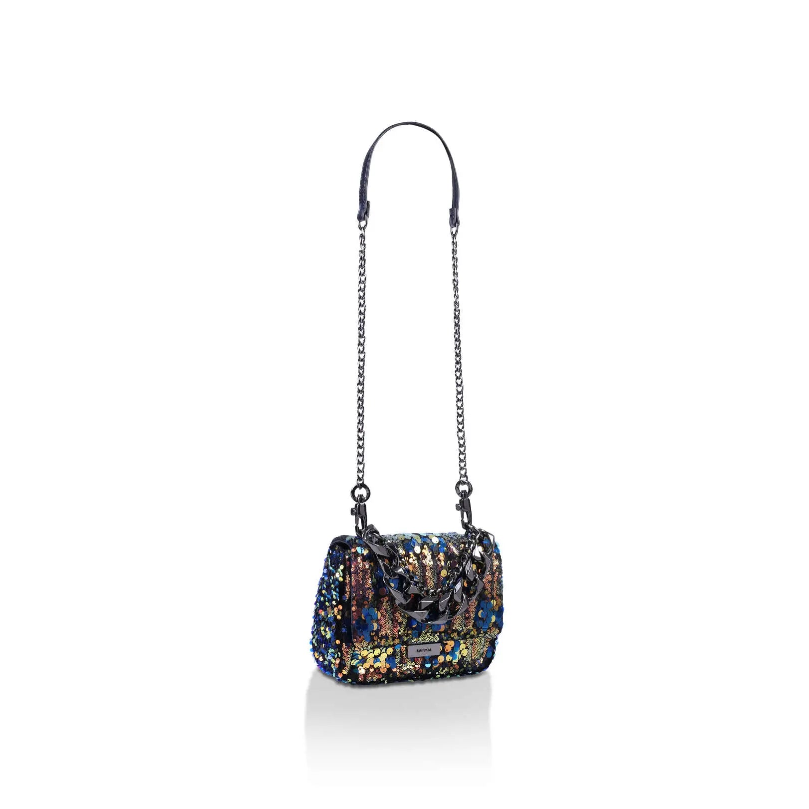 Carvela Rebel Sequin Chain Mini bag-Multi - Premium  from House of Glitz  - Just $70000.00! Shop now at House of Glitz 