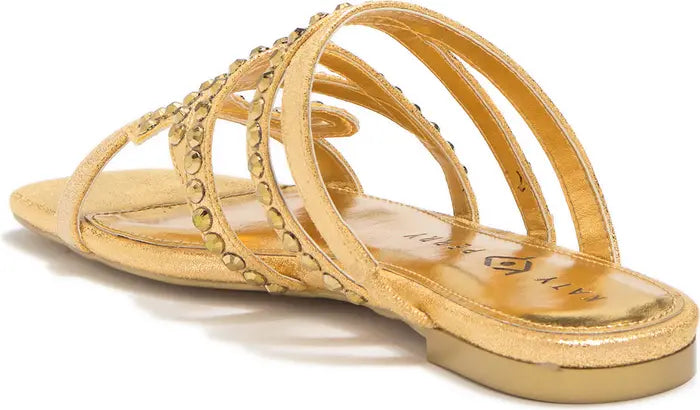 Katy Perry Anat Metallic Microsuede Flat Slippers - Premium  from House of Glitz  - Just $36500.0! Shop now at House of Glitz 