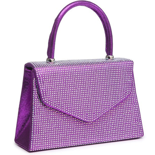 Purple Bling Top handle clutch bag - Premium  from House of Glitz  - Just $35000.00! Shop now at House of Glitz 