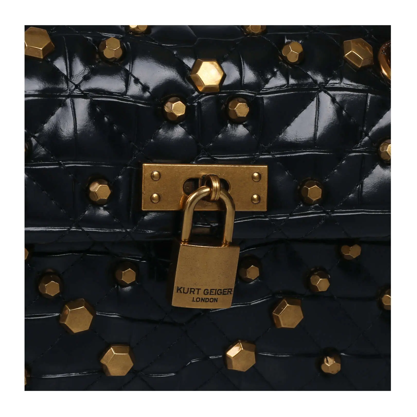 Kurt Geiger Mini Brixton studded crossbody bag-Black - Premium  from House of Glitz  - Just $85000.00! Shop now at House of Glitz 
