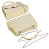 Sasein Bling Top Handle Clutch Bga-Gold - Premium  from House of Glitz  - Just $35000.00! Shop now at House of Glitz 