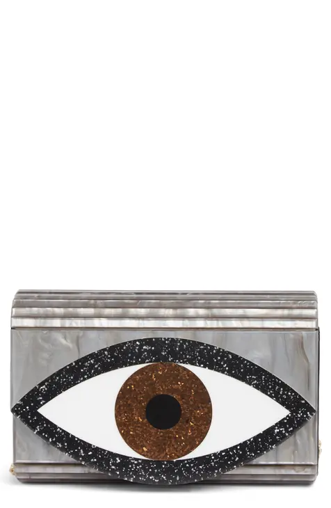 Kurt Geiger Evil Eye Envelope Crossbody Clutch Bag-Silver - Premium  from House of Glitz  - Just $70000.00! Shop now at House of Glitz 