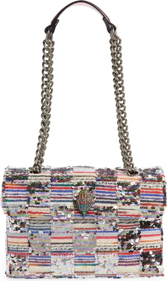 Kurt Geiger Midi Sequin Tweed Kensington bag - Premium  from House of Glitz  - Just $105000.00! Shop now at House of Glitz 