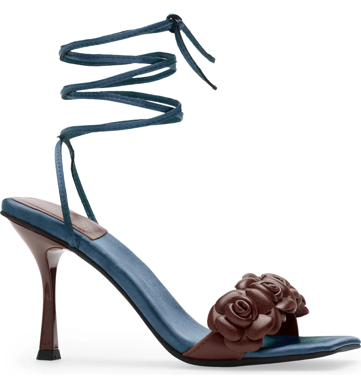 JC Rozi Lace-Up Sandal-Brown Navy - Premium  from House of Glitz - Just $75000.00! Shop now at House of Glitz 