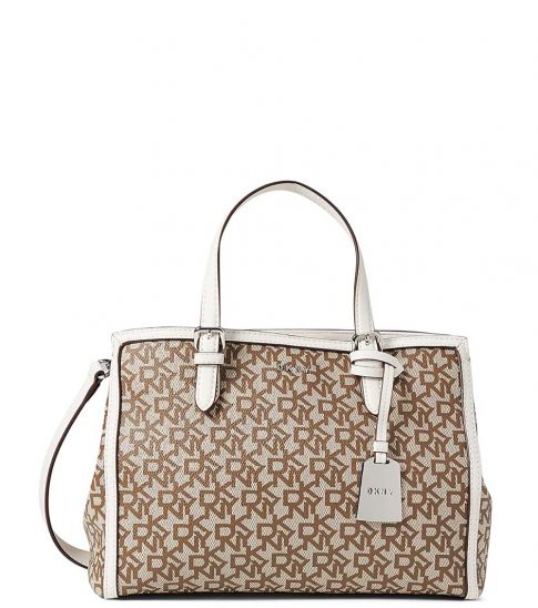 DKNY Banks Satchel bag -Chino/White - Premium  from House of Glitz  - Just $82500.00! Shop now at House of Glitz 