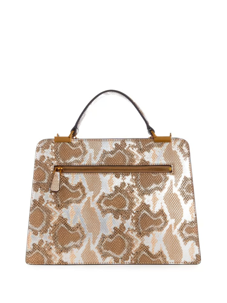 Guess Kristle Midi Python Satchel - Premium  from House of Glitz  - Just $75000.00! Shop now at House of Glitz 
