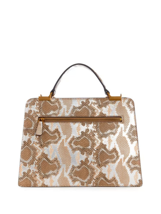 Guess Kristle Midi Python Satchel - Premium  from House of Glitz  - Just $75000.00! Shop now at House of Glitz 