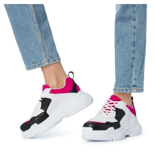 Dune Elyza - Fuschia Turbo Sneakers - Premium  from House of Glitz  - Just $25000.00! Shop now at House of Glitz 