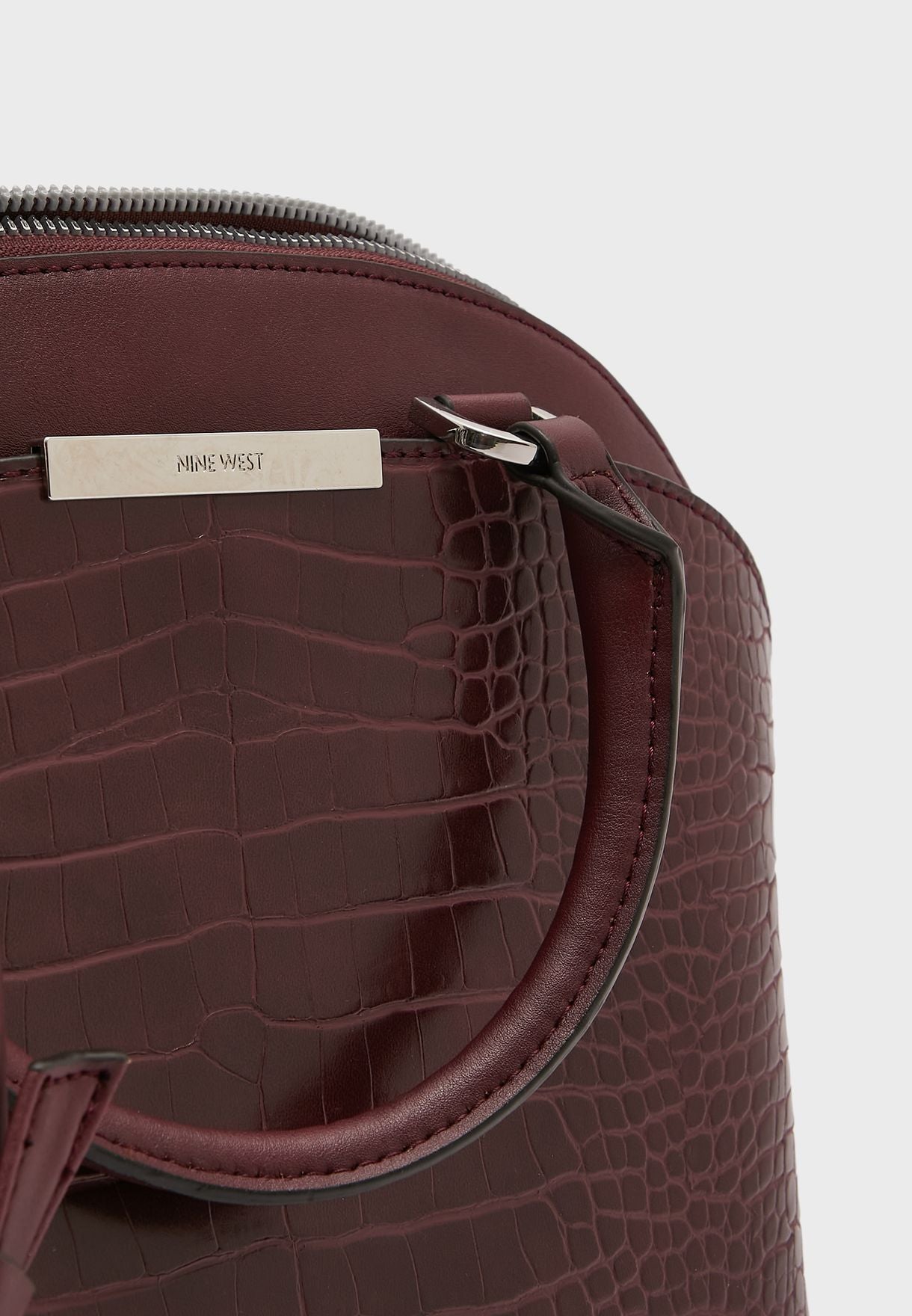 Nine West Morton Dome satchel bag-Burgundy - Premium  from House of Glitz  - Just $35000.00! Shop now at House of Glitz 