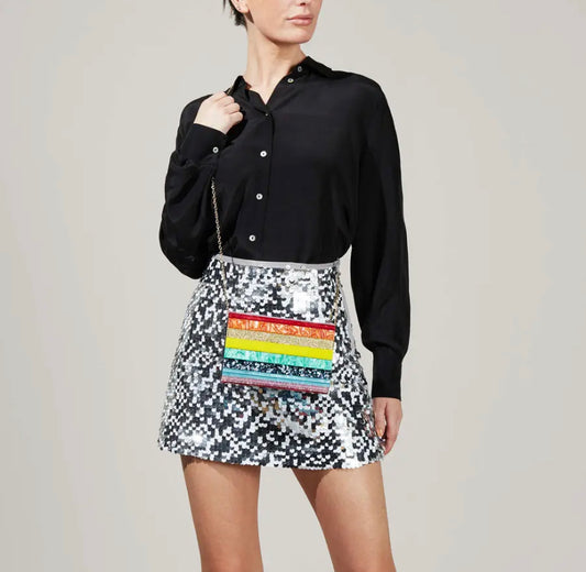 Kurt Geiger Disco Envelope Clutch -Multi - Premium  from House of Glitz  - Just $75000.00! Shop now at House of Glitz 