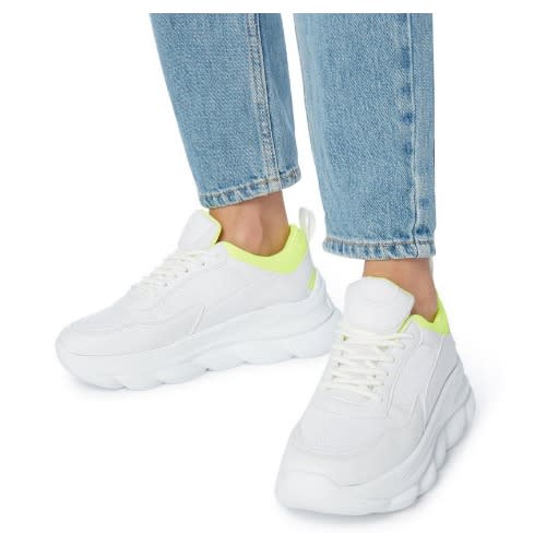 Dune Ellia - Yellow Neon Pop Turbo Sneakers - Premium  from House of Glitz  - Just $19850.00! Shop now at House of Glitz 